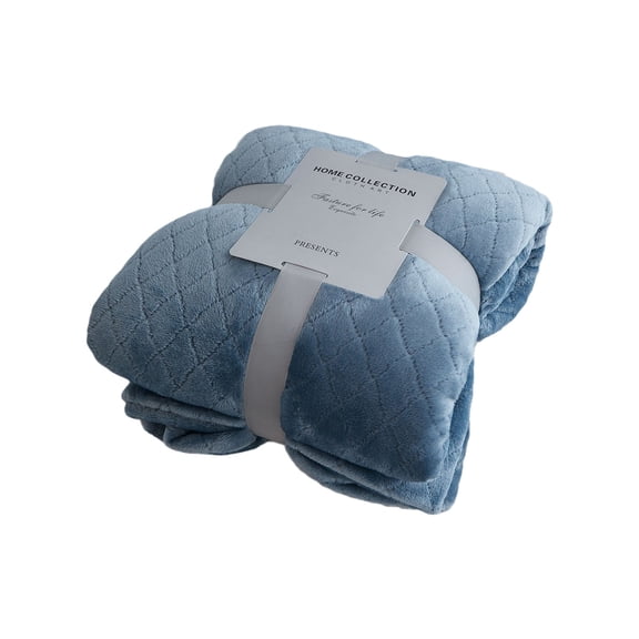 Soft Fuzzy Throw Blanket for Couch, Warm Fleece Blanket for Bed, Machine Washable Thick Comfy Checkered Furry Sofa Blanket, Perfect for Napping and Relaxing