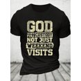 thumbnail image 1 of [Soft GOD WANTS Tee] Comfy GOD WANTS Print Tee - Soft, Breathable Short Sleeve T-Shirts for Men - Perfect for Summer, Outdoor Activities, Casual Daily Wear, and Gift Ideas, 1 of 9