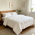 thumbnail image 1 of Soft Gauze Summer Quilt Lightweight Breathable Washed Voile Bedspread, 1 of 6