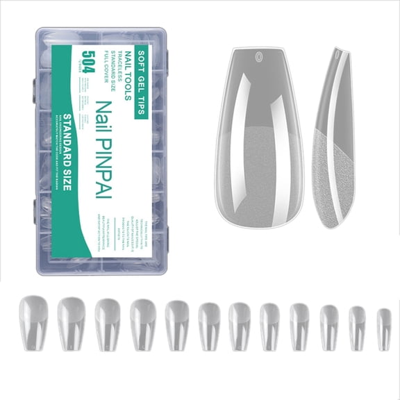 Soft Gel Nail Tips Matte Fake Nail Full Cover False Nail for Nail Extensions