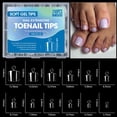 thumbnail image 1 of Soft Gel Toe Nail Tips 240 Pcs 12 Sizes Seamless Full Coverage Toe Extension Tips, No Filing Needed False Toenail Tips for Salon - Blue, 1 of 5