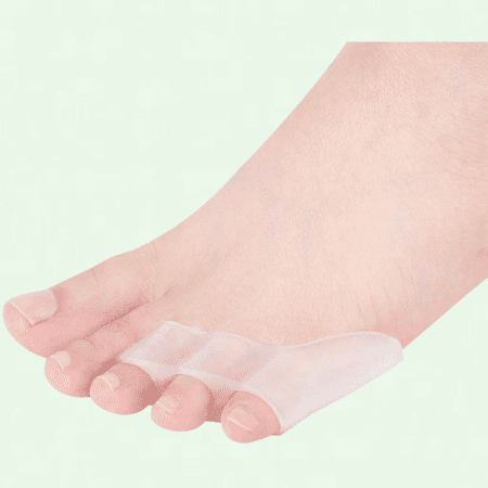 Soft Gel Toe Spacers Toe Corrector for Overlapping Toes - Pack of 4 - Pink