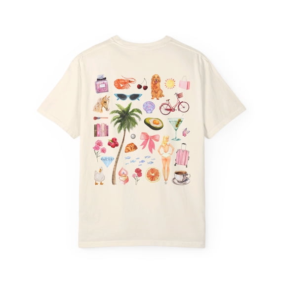 Soft Girl Summer T-Shirt | Girly Positive Comfort Colors TikTok quote Tee