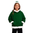 thumbnail image 1 of Soft Girls Pullover Hoodie with Front Pocket, Cozy Sweatshirt for Kids Casual Wear and Outdoors, 1 of 9