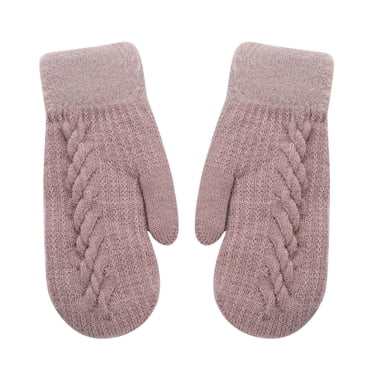 Mittens With Fingers Inside Thermal Knitted Fingerless Gloves For Men & Women – Warm Half-Finger Winter Gloves One Size Warm Gloves - Foto 10