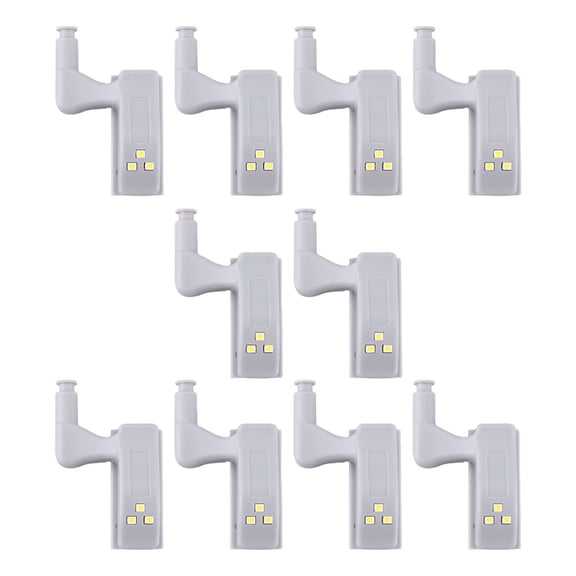 Soft Glow Closet Lighting with Automatic Sensor Waterproof ABS Texture Suitable for Kitchen Bathroom Cabinets Use
