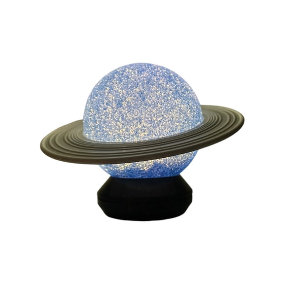 Soft Glow Saturn Lamp With A Slow Rotating Ring, A Planet Night Light That Brings Nighttime Ambience To Kids Rooms Reading Corners And Office Desks Without Taking Up Much Space