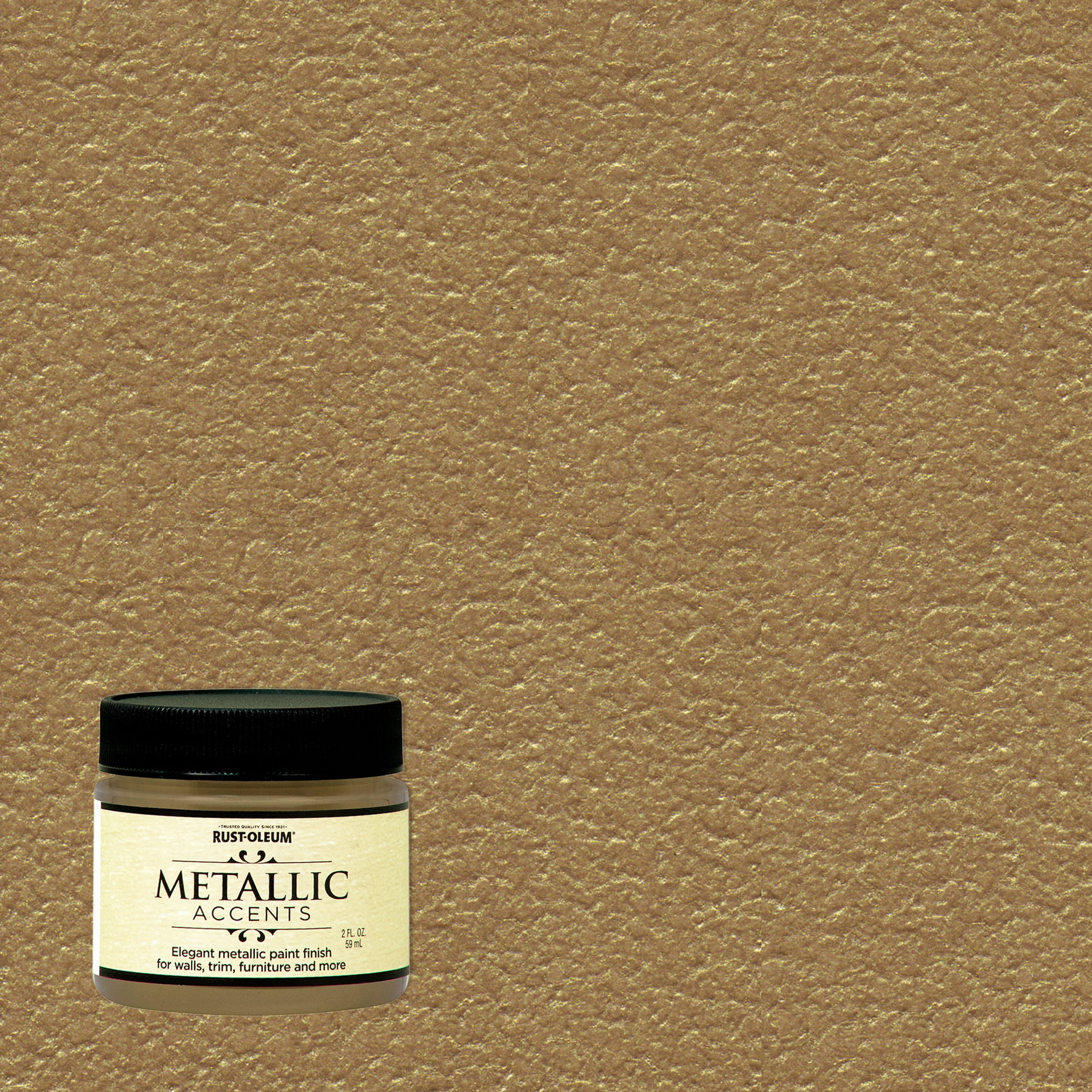 4 Pack, Soft Gold, Rust-Oleum Metallic Accents Paint- 255290, 2 oz