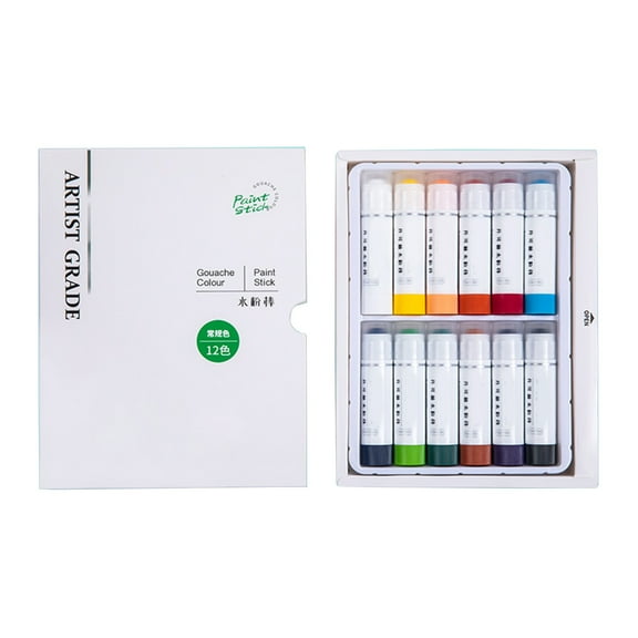 Soft Gouache Paint Sticks Drawing Graffiti Art Washable Non Toxic for Kids Students Artists Painter