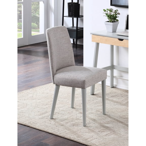 Soft Gray Chair / Used as Desk or Home Companion / Corner Block Structure