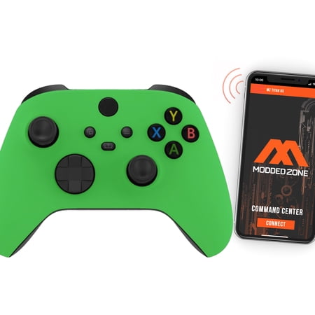 "Soft Green" Xbox One X SMART Custom Rapid Fire Modded Controller.FPS mods. COD Warzone