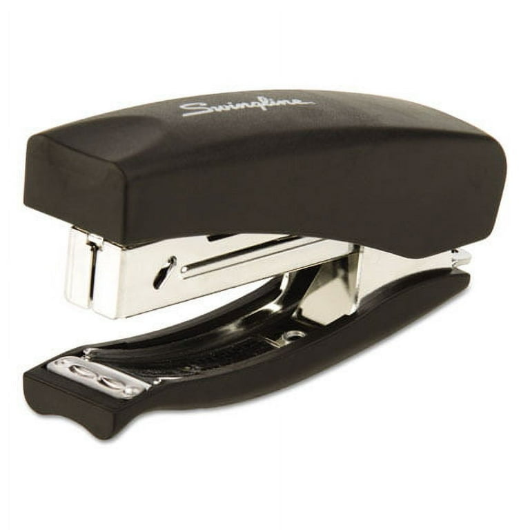 Half-Strip Stapler, 20-Sheet Capacity, Black Half-Strip Stapler, 20-Sheet Capacity, Black