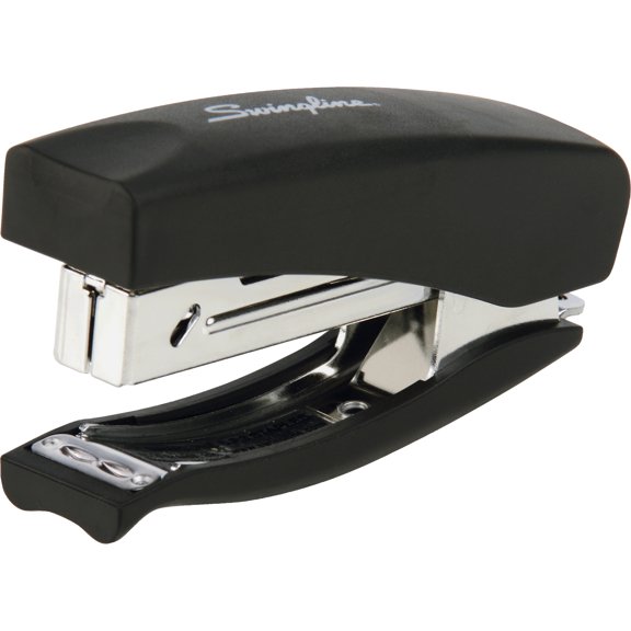 Soft Grip Half Strip Hand Stapler, 20-Sheet Capacity, Black | Bundle of 5 Each