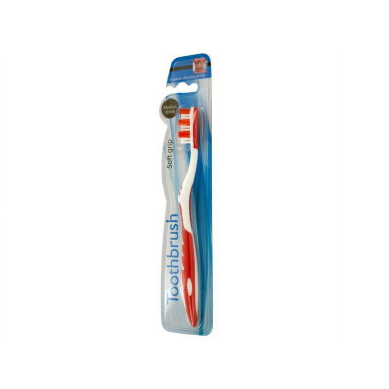 Soft Grip Medium Bristle Toothbrush 