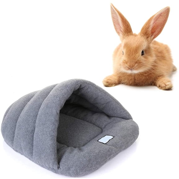 Soft Guinea Pig Bed Fleece Snuggle Pouch Cuddle Cup Sack Sleeping Bag Rabbit Puppy Sleeping Bag Bed Thick Fleece Pet Cave Nest Bed Cushion