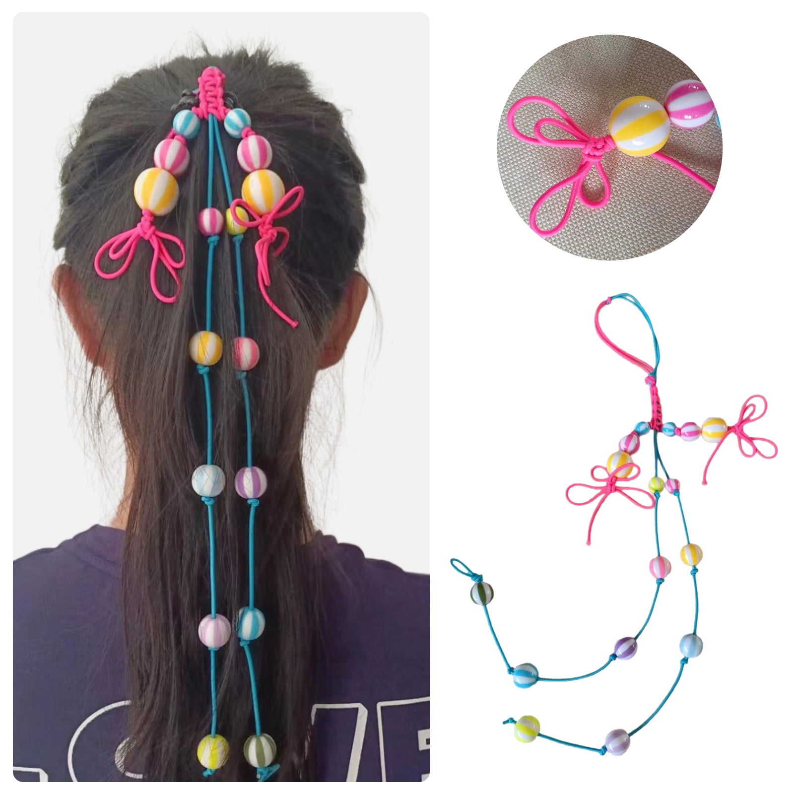 Soft Hair Ties Mens Hair Bands Long Hair Metal Hair Band for Straight