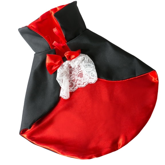 Soft Halloween Pet Cape Accessory Durable Vampires Cloak for Festival
