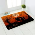 thumbnail image 1 of Soft Halloween Style Rug Decoration Pumpkin Footprints Non-slip Mat Bathroom Carpets tapis de bain Toilet Non-slip Rug, 1 of 6