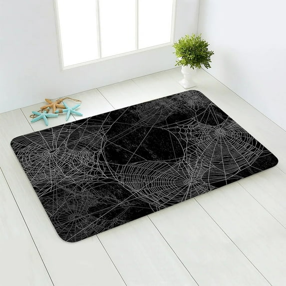 Soft Halloween Style Rug Decoration Pumpkin Footprints Non-slip Mat Bathroom Carpets tapis de bain Toilet Non-slip Rug