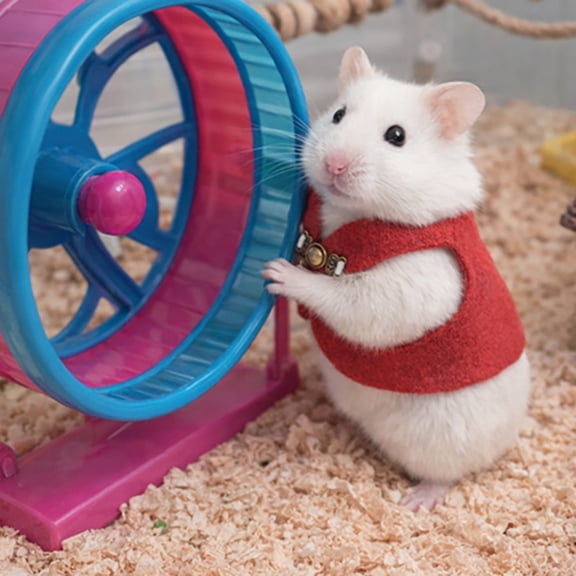 Soft Hamster Vest Harness - Breathable Polyester Small Animal Vest for Hamsters, Gerbils & Mice | Lightweight Pet Apparel for Indoor & Outdoor Use