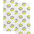 thumbnail image 1 of Soft Hand Fingertip Towels, 2 Pcs Face Bath Towels Puppy Footprints Absorbent Washcloths for Bathroom Hotel Kitchen, 30"x15", Absorbent Soft Hand Fingertip Towels, 1 of 6
