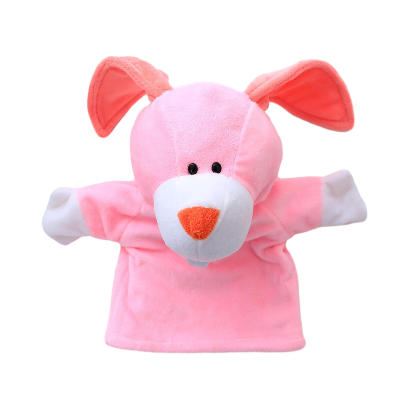 Soft Hand Puppet Model Figure Toy Head Gloves Plush Pretend Toys for