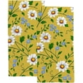 thumbnail image 1 of Soft Hand Towels 2 Packs Bath Towels Beautiful Daisy Flowers Absorbent Washcloths Multipurpose for Bathroom Gym Hotel Spa, 1 of 6