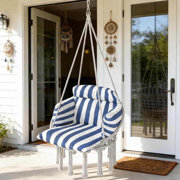 Soft Hanging Chair,Outdoor Hammock Swing Chair(Only Swing Chair,not included Hammock Stand)