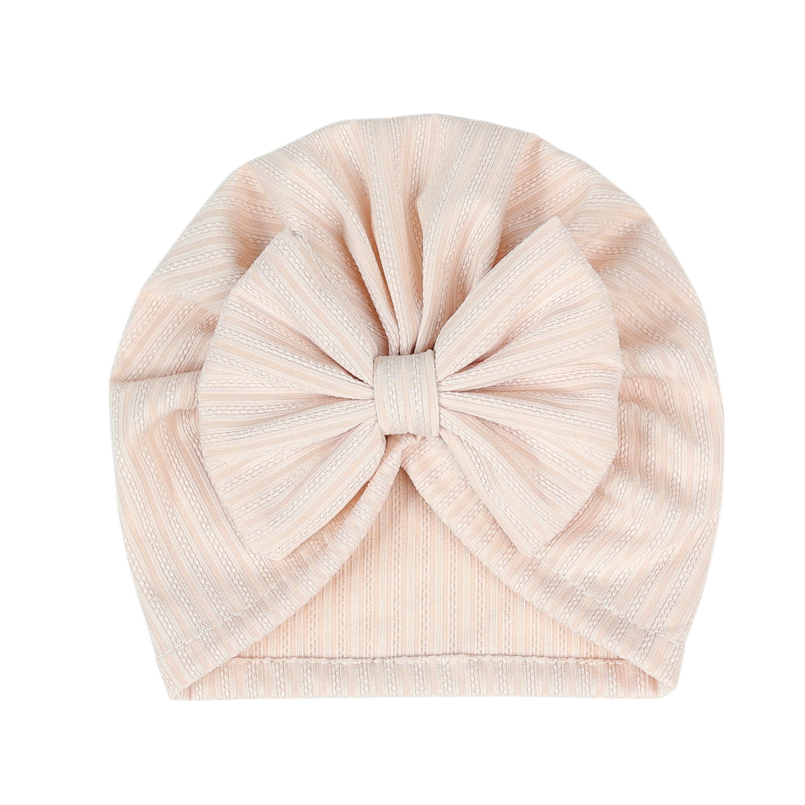 Soft Hat for Baby Turban Hat Big Bow Bone-less Hat Fashion Headwear for ...