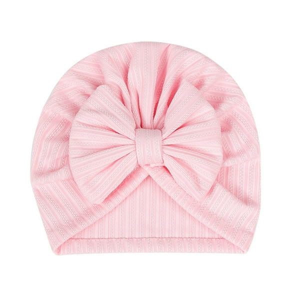 Soft Hat for Baby Turban Hat Big Bow Bone-less Hat Fashion Headwear for Infant 0-12M Bow Hat Shower Gift