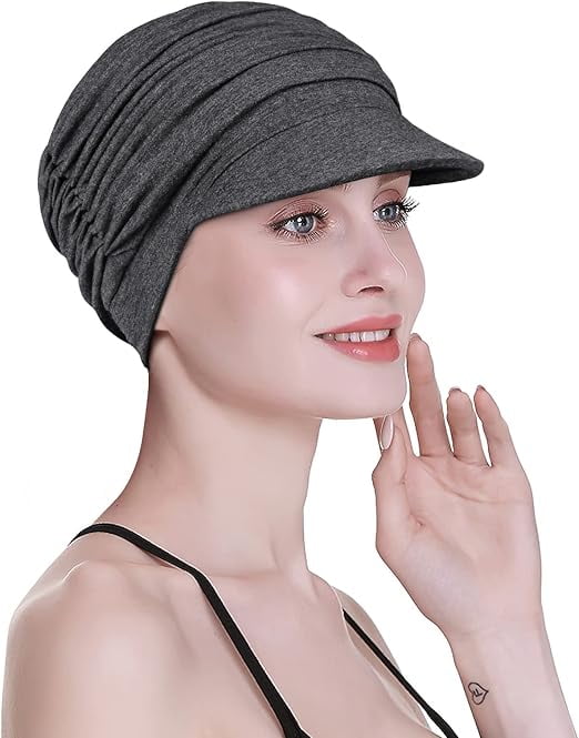 Soft Hats for Chemo Women Bamboo Baseball Cap Hair Loss Turbans