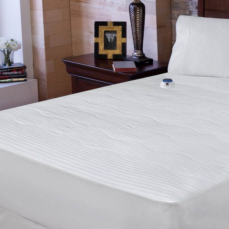 Soft Heat 233 TC Dobby Stripe Electric Warming Mattress Pad