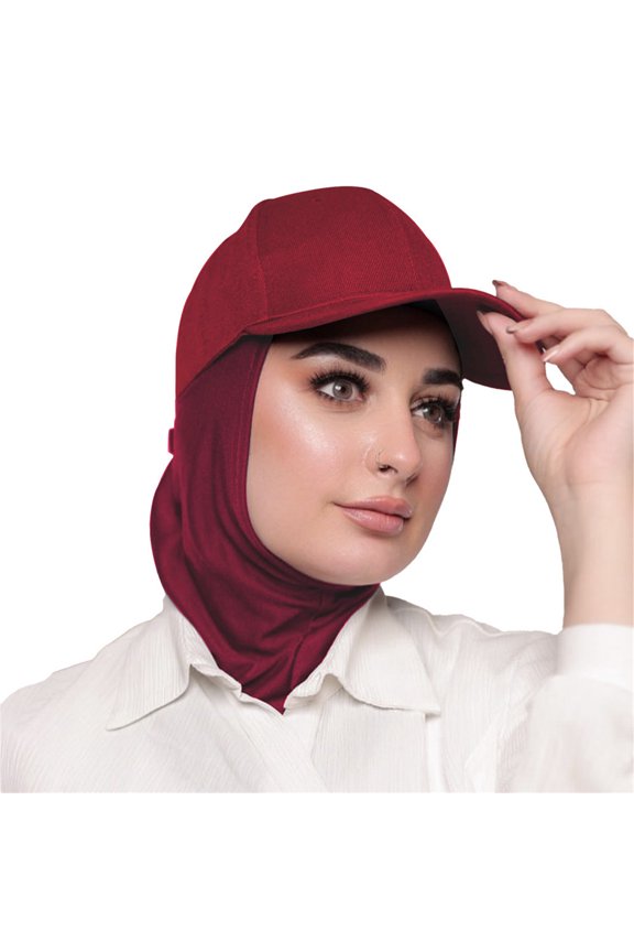 Soft Hijab Shawl Scarf And Baseball Hat For Women Suitable For Any Occasion Headscarf
