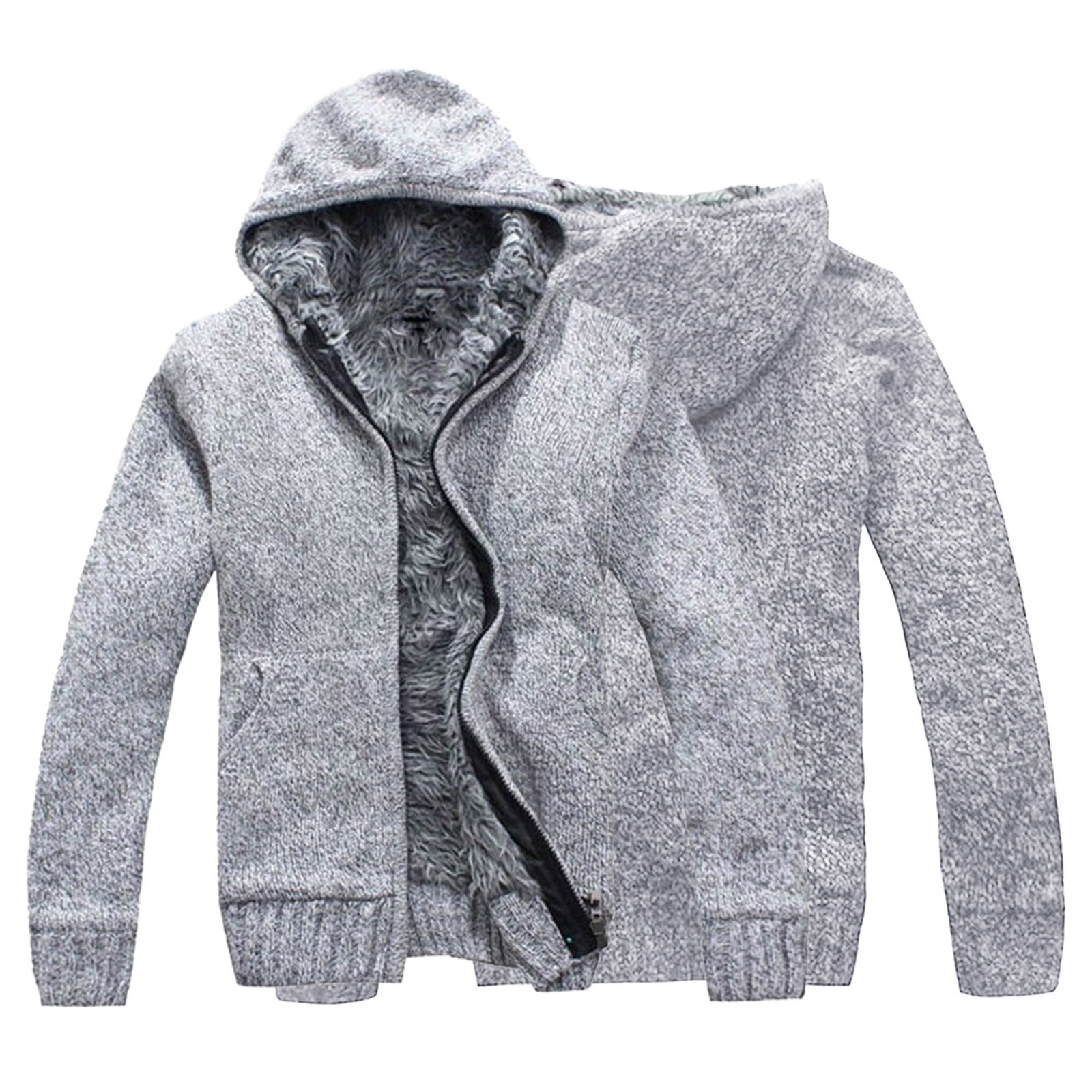 Men's Coat Fashion Autumn Winter Hoodie Sweatshirt Long Sleeve