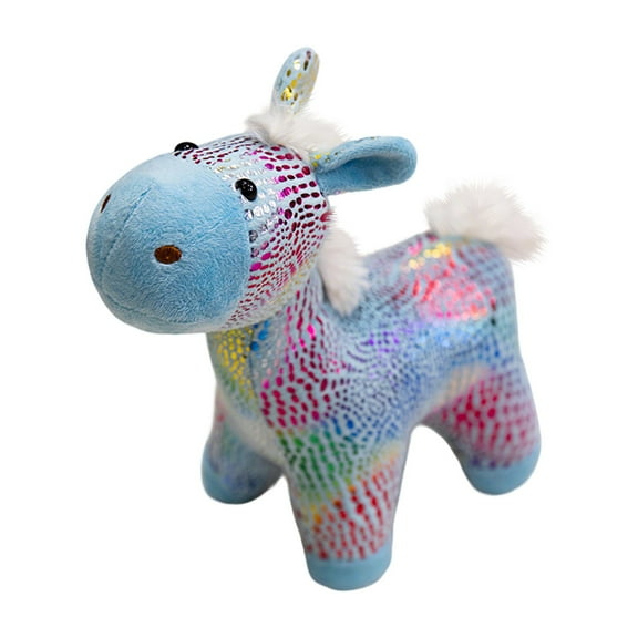 Soft Horse Toy Adorable Cuddly Mascot for Kids Soothing Comfort Doll Ideal Bedtime Companion and Friend