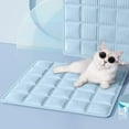 thumbnail image 1 of Soft Ice Gel Cushion, Cool Pet Mat for Human, Comfortable Easy to Clean, 16x16 inches for Office Chair Floor Indoor Outdoor Summer, 1 of 9
