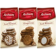 Soft Iced Molassess, 12 oz. Crispy Gingersnap, 12 oz. & Crispy Iced Oatmeal, 12 oz.