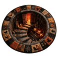 thumbnail image 1 of Soft Indoor Area Rug With Rubber Backing, Machine Washable Fatigue Resistant Floor Mat For Living Room Bedroom, 1 of 4