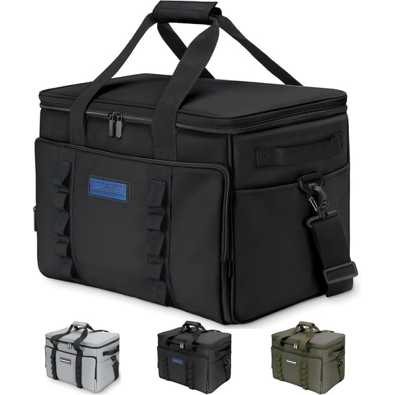 Soft Insulated Cooler Bag Collapsible Large Travel Coolers Soft Sided Coolers Ice Chest, Leakproof,
