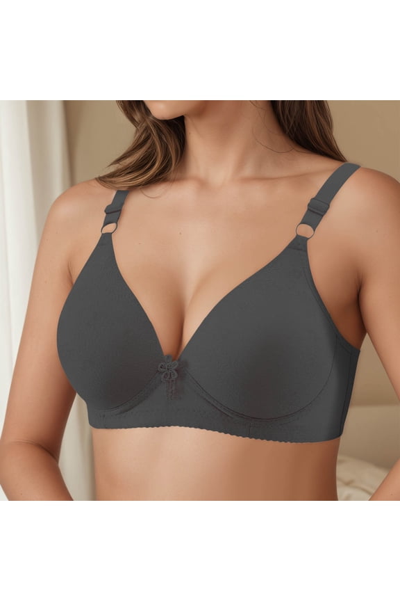Soft Intention Jelly Wireless Bra Seamless Bralettes Support Bra Plus Size Fashion Bras for Sister Summer Clothes Bra