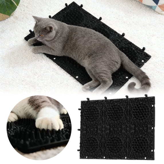 Soft Itch Relief Pad for Cat Back Scratcher , Pet Dog Back Scratcher, Massage Bed Brush for Wooden Stake Wall Sofa Ground