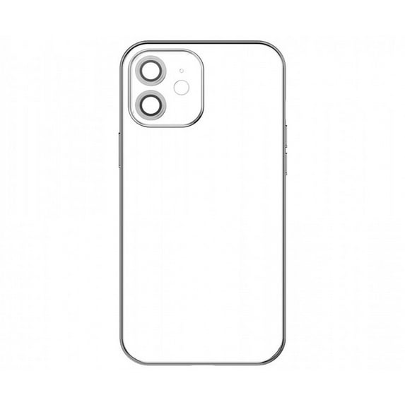 Soft Jane series hard cover edition Cover campatible with iPhone 13 Pro Max in Silver