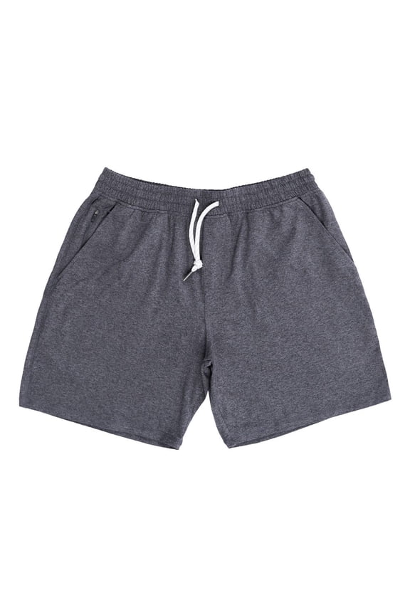 Soft Jersey Short - HEATHER CHARCOAL - M