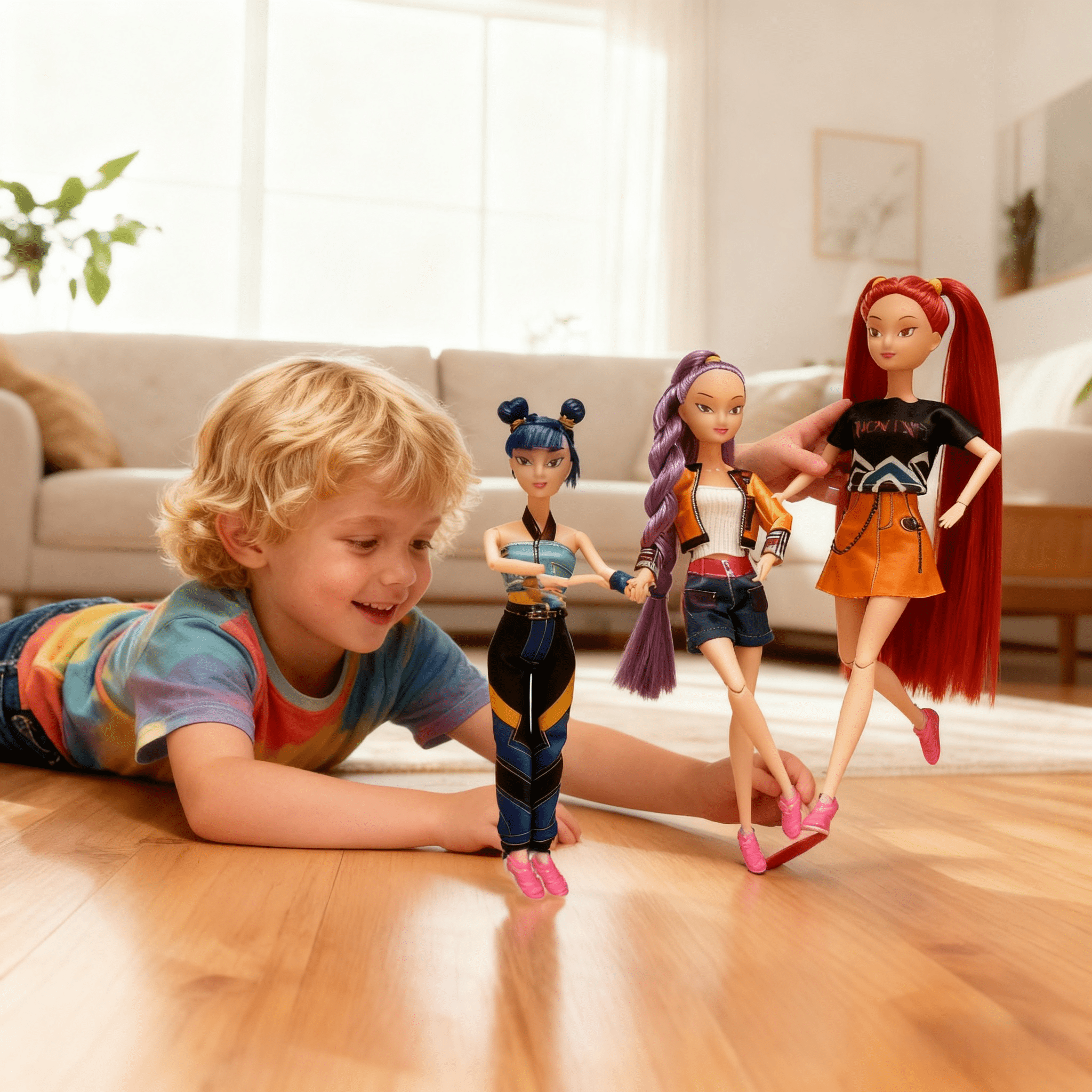 K Pop De M0n Hunter Collectible Dolls And Action Figures, Suitable For Display And Gifting