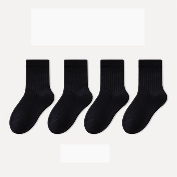 Soft Kids Crew Socks for Girls & Boys, Non- Seamless Cotton Ankle Socks, 6-Pair Assorted Solid Colors Multipack, Everyday Comfortable School & Play Socks for Toddlers