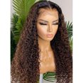thumbnail image 1 of Soft Kinky Curly  26 Inch Ombre Brown Blonde Synthetic Glueless  Hair 180%Density|Lace Front Wig | Preplucked Baby Hair & Heat Resistant | Daily Wig for Women), 1 of 3
