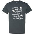 thumbnail image 1 of Soft Kitty - Funny Cat Show T Shirt - Small - Dark Heather, 1 of 5