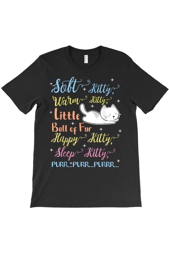 Soft Kitty Warm Kitty Little Ball Of Fur Funny Sleep Kitty Mom Dad Graphic - High Quality, H22808 T-Shirt, for Men and Women, Up to Size 5XL