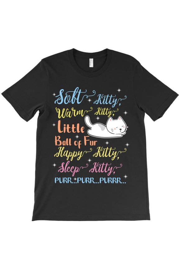 Soft Kitty Warm Kitty Little Ball Of Fur Funny Sleep Kitty Mom Dad Graphic T-Shirt - Everyday Gift G10367, Up to 5XL