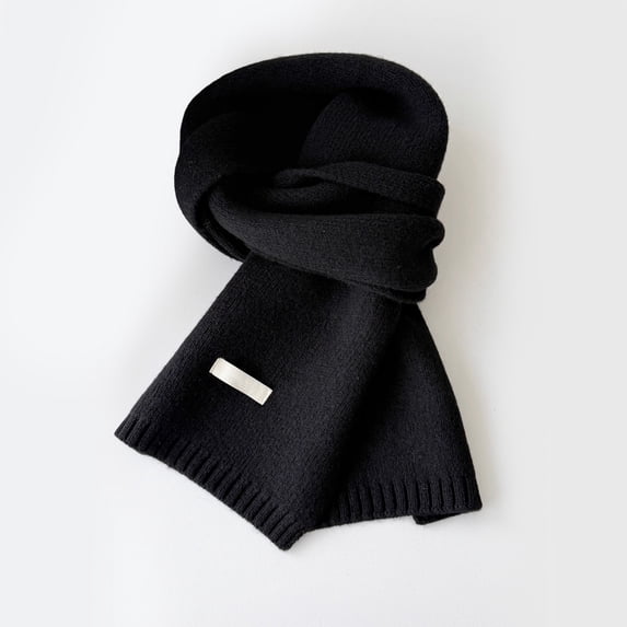 Soft Knit Scarf for Winter Fashion Versatile Solid Colored Warm Neck Wrap Ideal for All Occasions and Outfits Womens Silk Head Scarves Designer Reversible Wrap Light up Winter Scarf Ladies